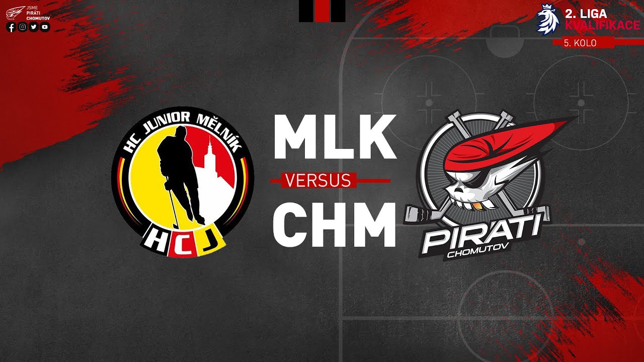 Pirátské studio - 5. kolo Kvalifikace o 2.ligu: HC Junior Mělník vs Piráti Chomutov