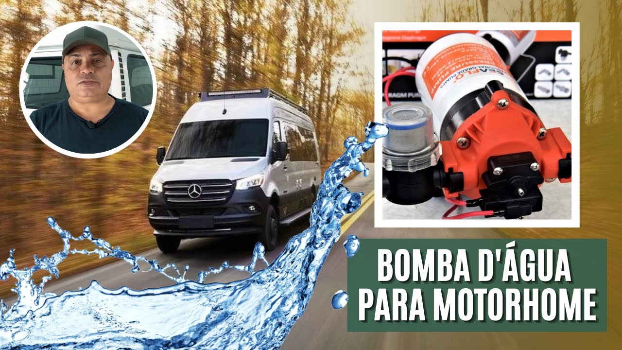BOMBA D'ÁGUA SEAFLO 12V PARA MOTORHOME #reviewdotinga