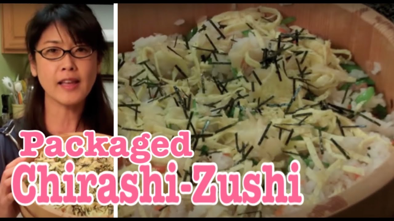 Sushi Recipe Home made Chirashi zushi