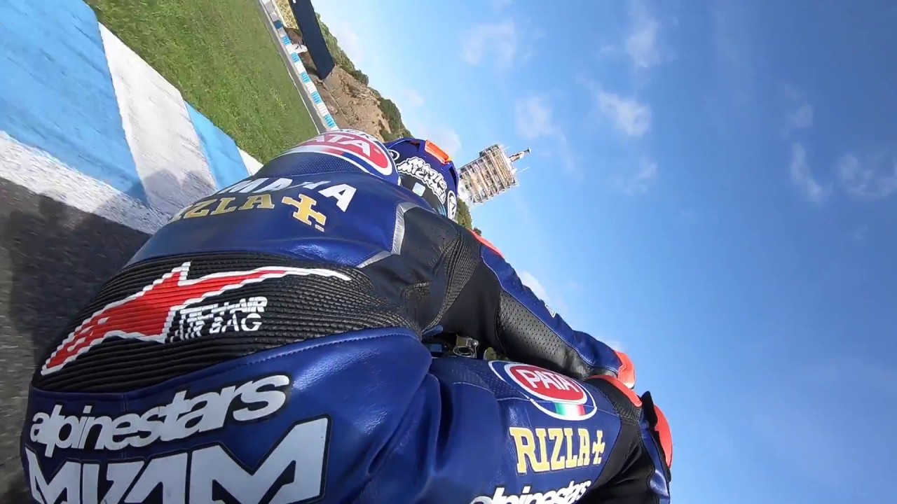 Onboard in Jerez with Pata Yamaha WorldSBK rider Michael van der Mark