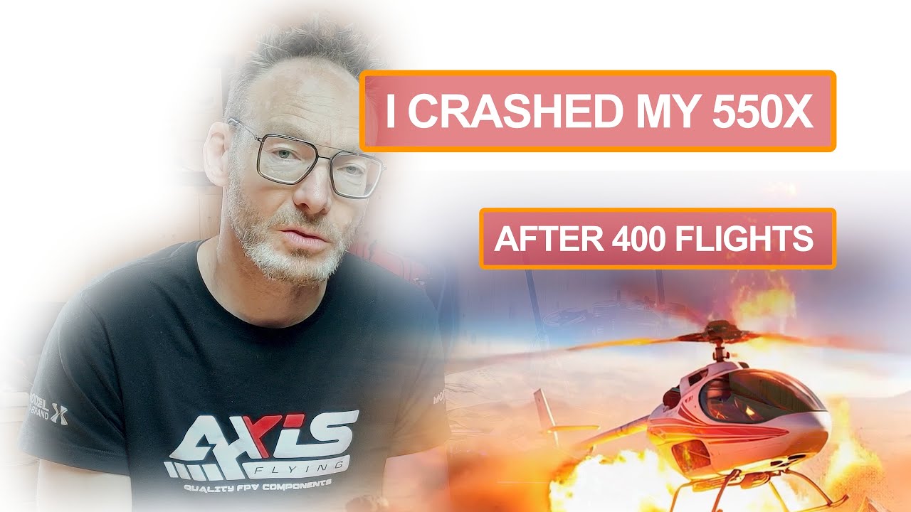 I CRASHED MY HELI 550X