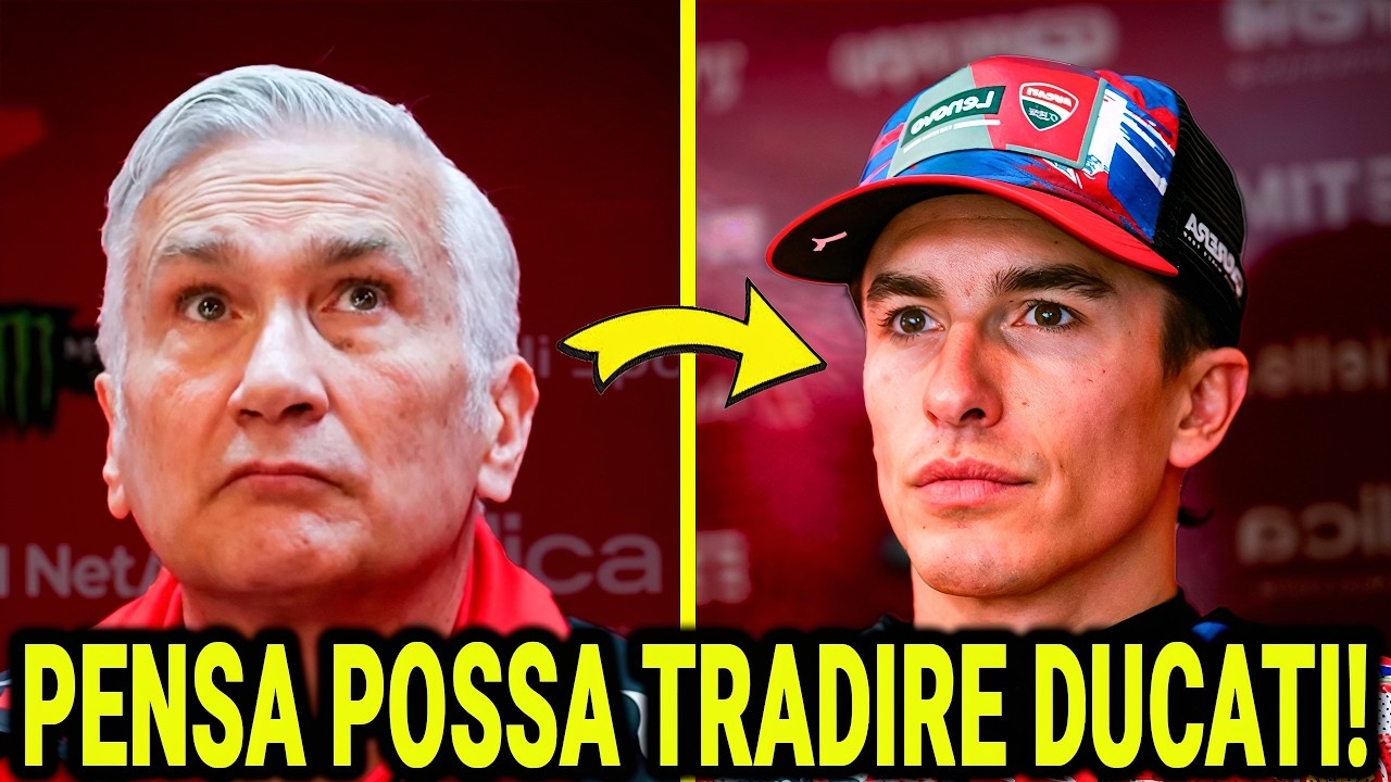 Tardozzi inizia ad avere forti sospetti che Marc Márquez voglia tradire Ducati! Spera che...