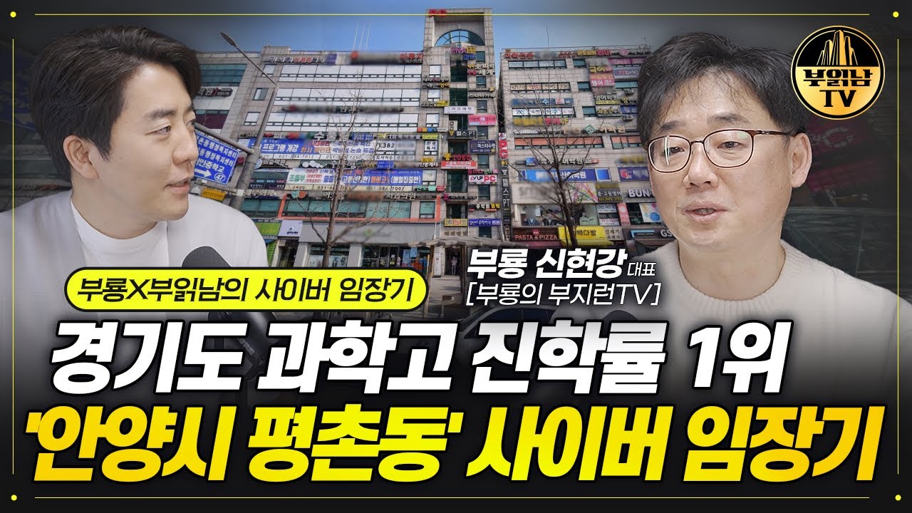 경기도 과학고 진학률 1위 '안양시 평촌동' 사이버 임장기 [부룡X부읽남]