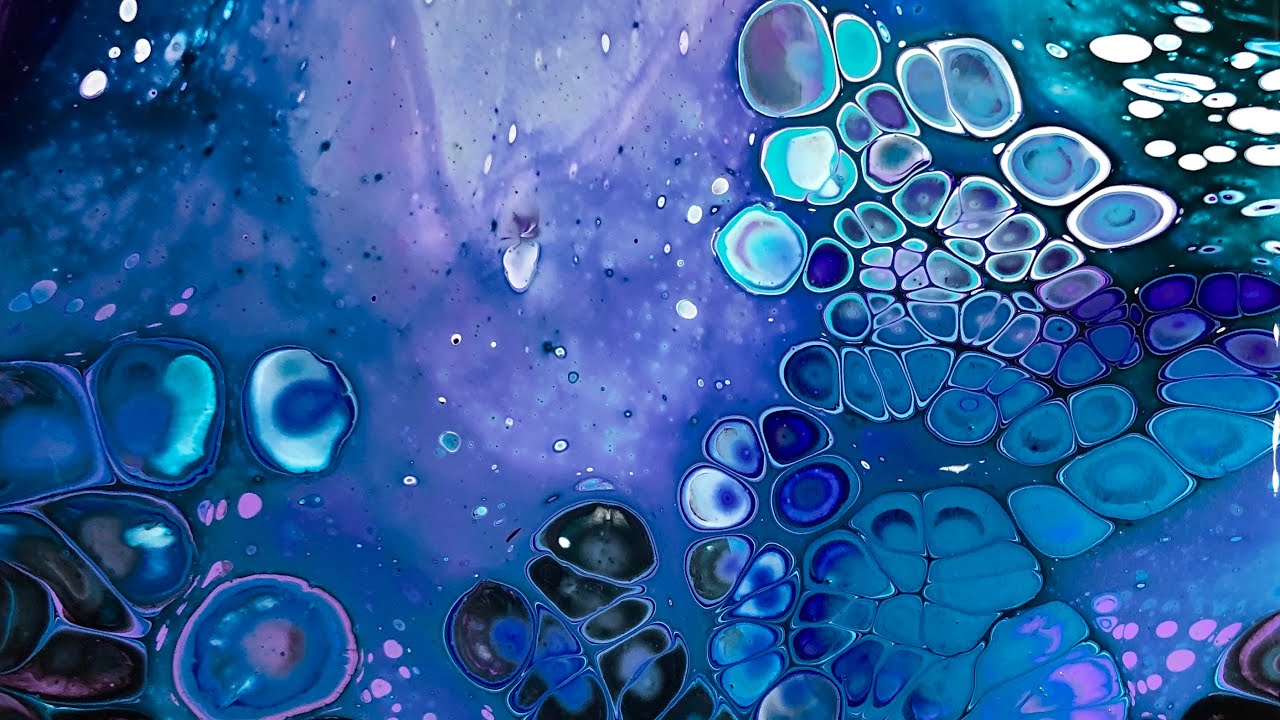 #163.  Beginner Student paint pouring with amazing results!!  / Fluid Acrylics / Fluid Art