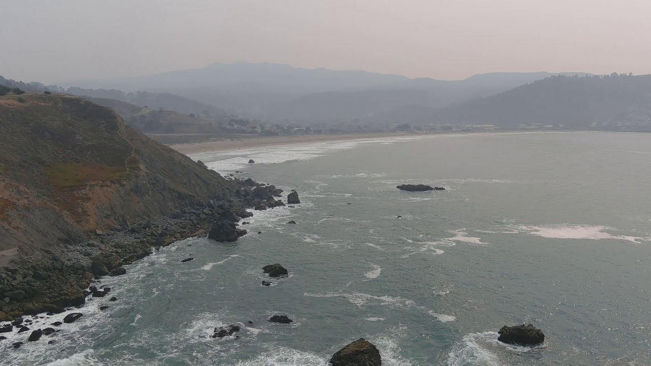 Pacifica Beach San Francisco California with EVO 2 Pro