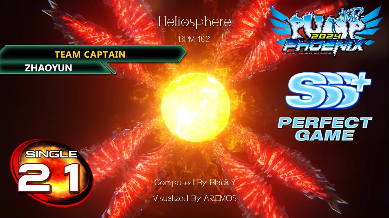 I play this tough S21: Heliosphere S21 (with PERFECT GAME) | PUMP IT UP PHOENIX