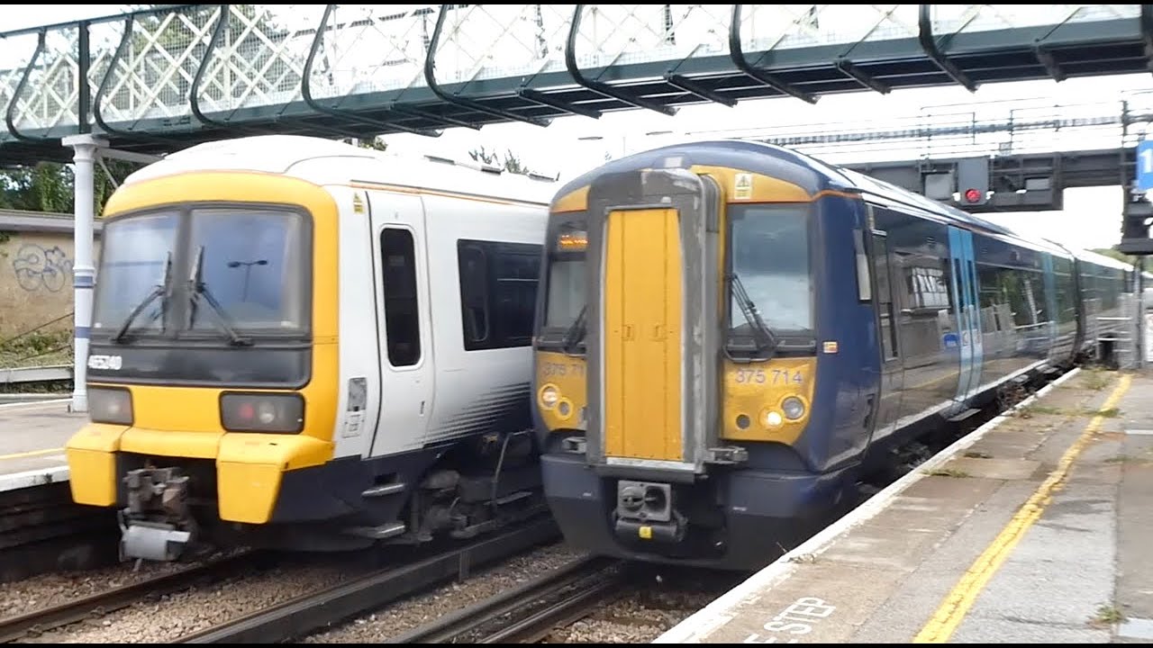 Britain: Midday Trains at Faversham (Kent) , 20Jul19