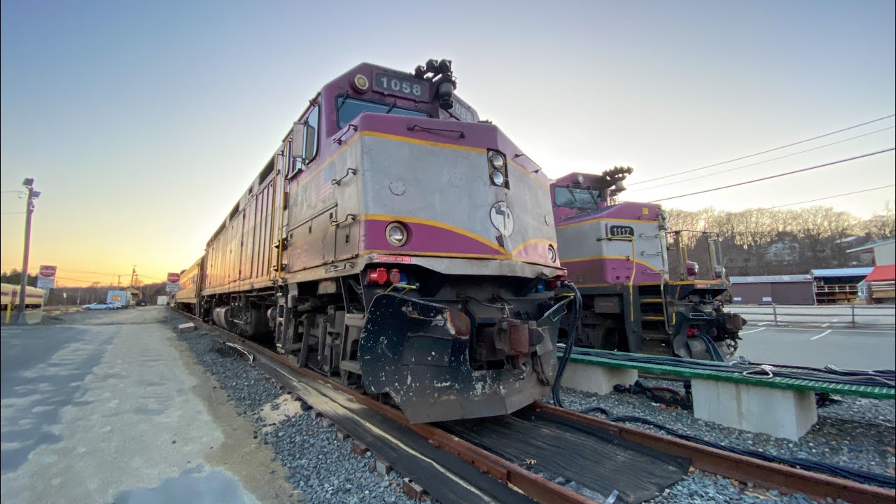 MBTA Commuter Rail on the Newburyport/Rockport Line | Early March 2020