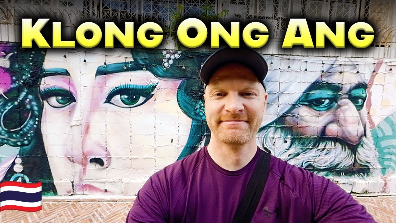 Bangkok's Ong Ang Canal Walking Street Markets & Temple Tour 🇹🇭