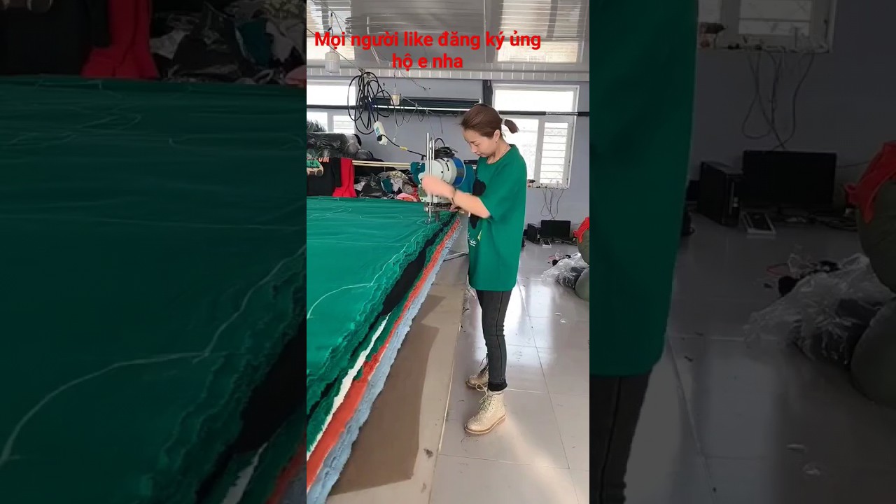 M&aacute;y cắt vải đứng cắt đa năng mọi loại vải #m&aacute;ycatvai #cuttingmachine #maycatvai #maycatdung