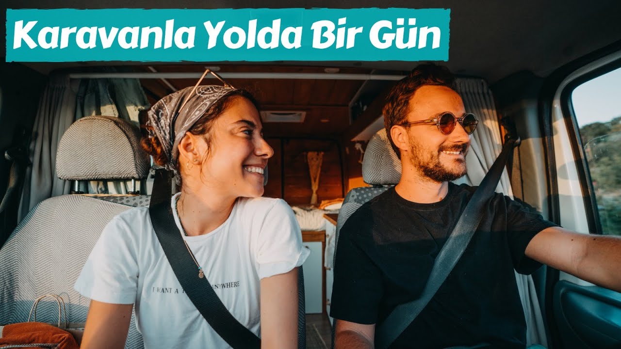 Karavanla Yolda Sıradan Bir Gün - Feribotta Kahve, Gömeç'te Köfte - Trail of Us Van Life