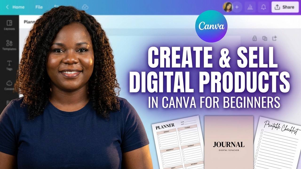 How to Create Digital Products in Canva Step by Step for Beginners  In 2026