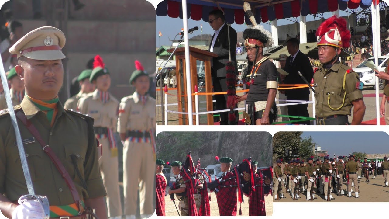 77th Indian Republic Day At Longleng HQ. Special Guest: Shri. IMKONGMAR. Advisor Govt Of Nagaland. 