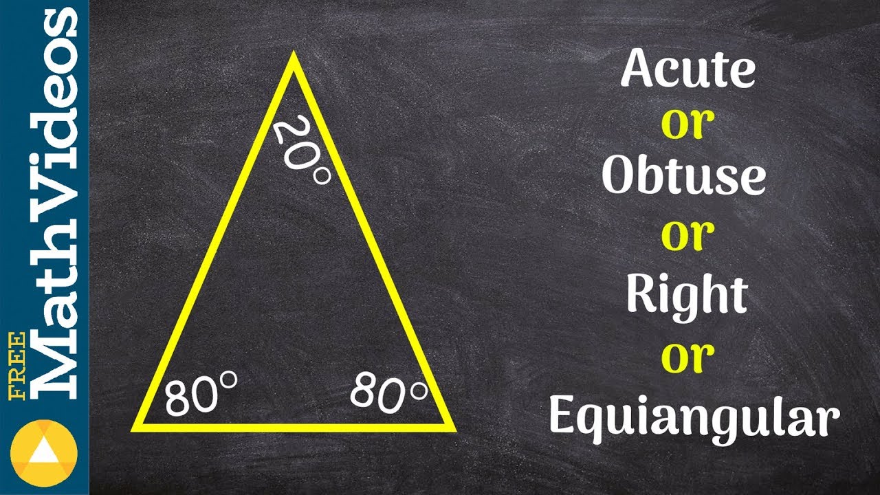 How to classify a triangle based on the angles of the triangle ex 2