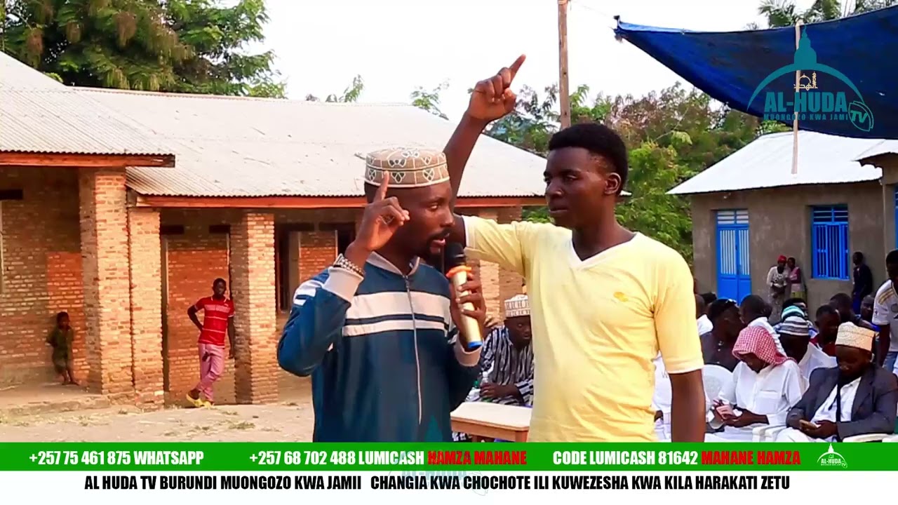 Watu Wasilimu Katika Muhadhara wa Munege Rumonge