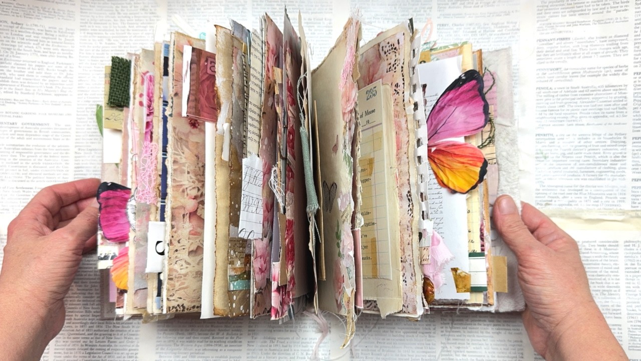 Add a Page to Your Sewn Journal in Minutes! | Beginner Friendly Tutorial | Step by Step