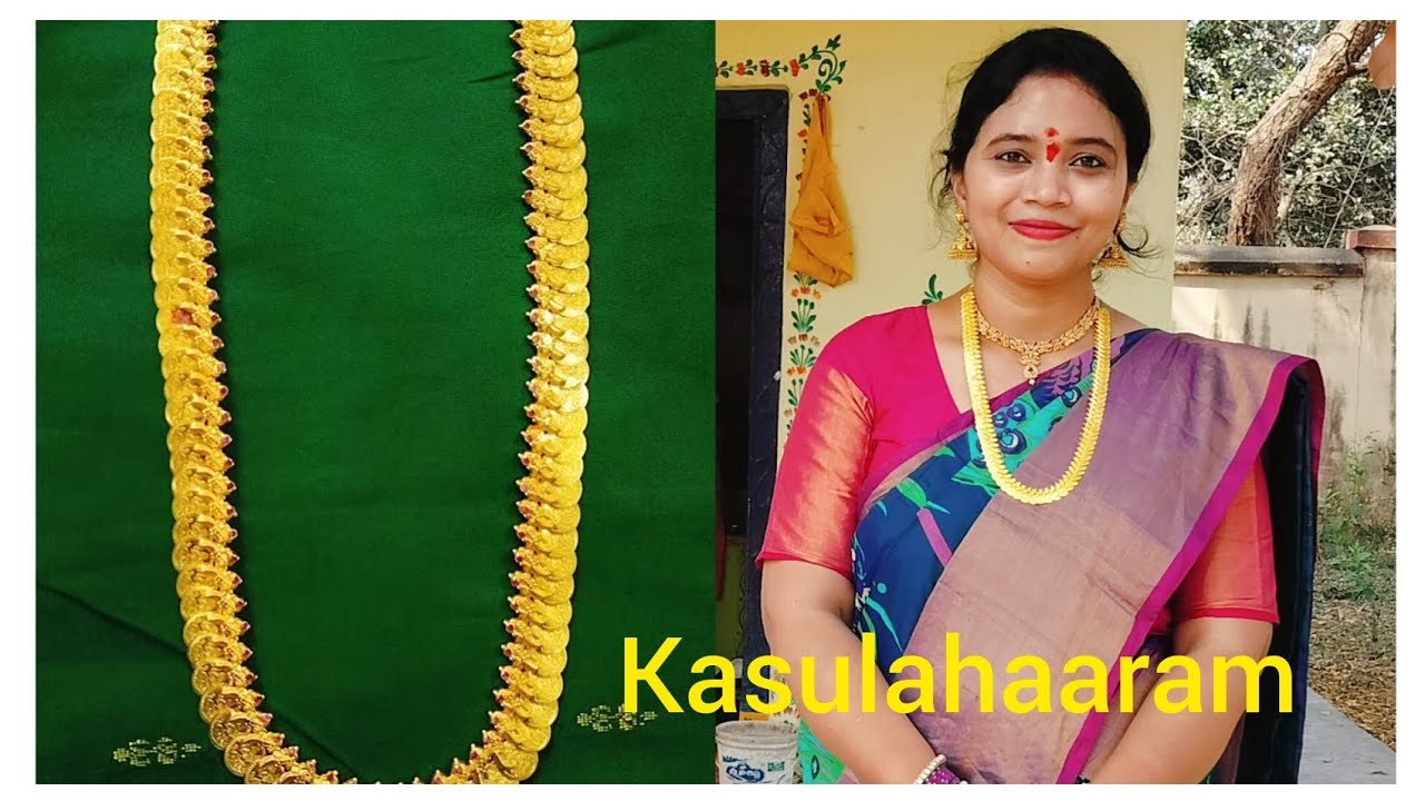 Light weight kasulahaaram||only 45gms just 3lakhs lo vochesindi#gold #goldjewellery #collection