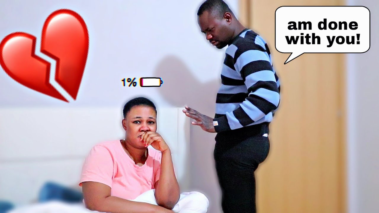 Telling my wife we are done to see her reaction 💔😭