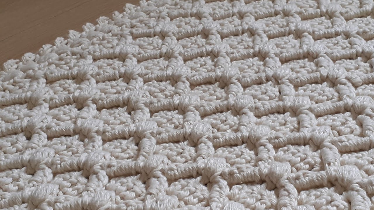 Tapete de Crochê Drops