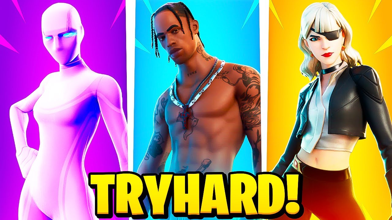 AS SKINS MAIS *TRYHARD* DO CAPÍTULO 2 DO FORTNITE! (Sweaty Skins)