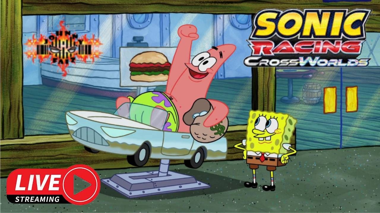 Sonic Crossworlds - Evil Patrick with The winged Crabby Car