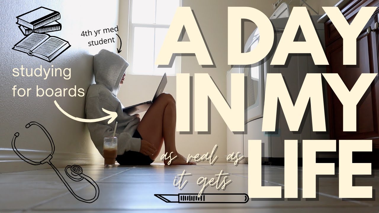 a day in my life studying for USMLE Step 2 | Rachel Southard