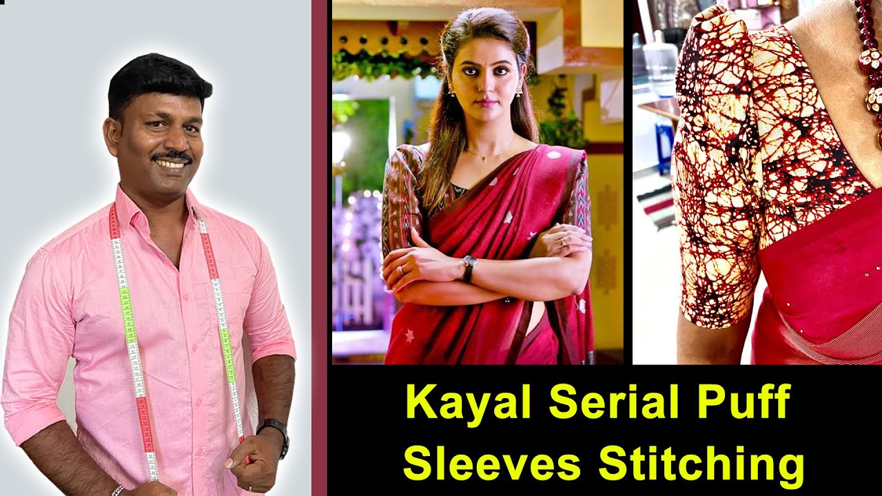 Kayal Serial Puff Sleeves Stitching Detailly Explain in Tamil | Tailor Bro