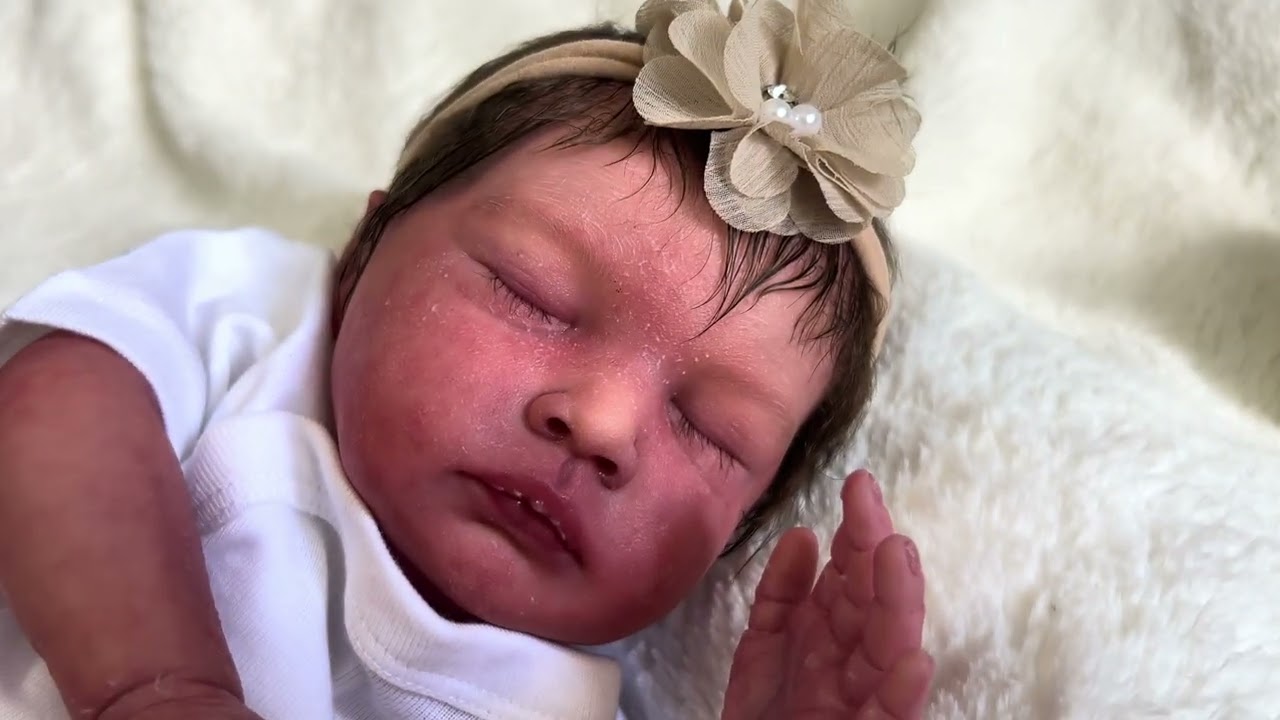 Sweet heart Reborn baby Flora is born 🌸