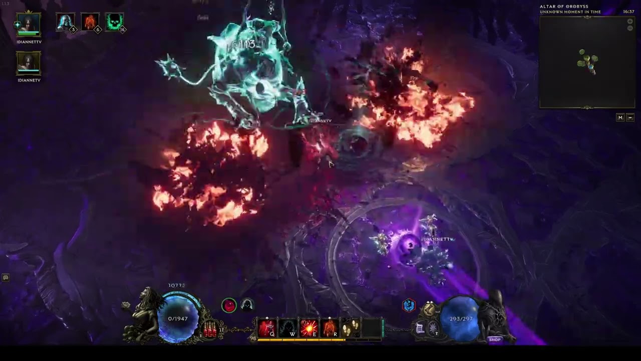 Aberoth 2 second kill + dummy test - Necromancer Sacrifice build guide - Last Epoch