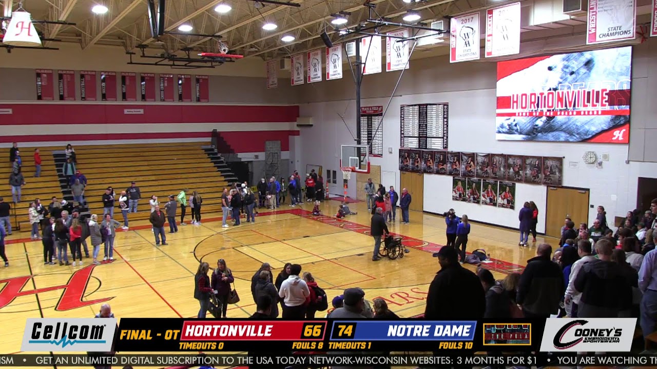 Hortonville vs. Notre Dame high school girls basketball livestream during 2022-23 season