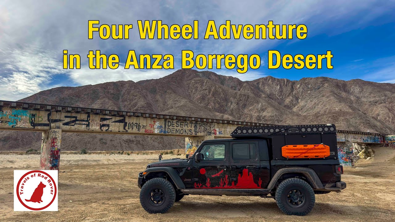 Внедорожное приключение в пустыне Анза-Боррего - Часть 3 #jeepgladiator #offroadoverland #anzabor...