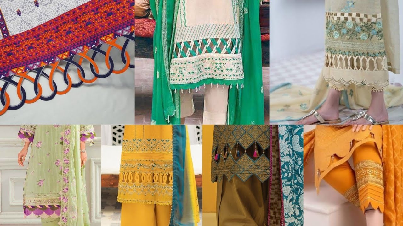 50+ Daman Designing Ideas for Kurti Kameez #2023  #Daman #Design @fashionandstyle6995