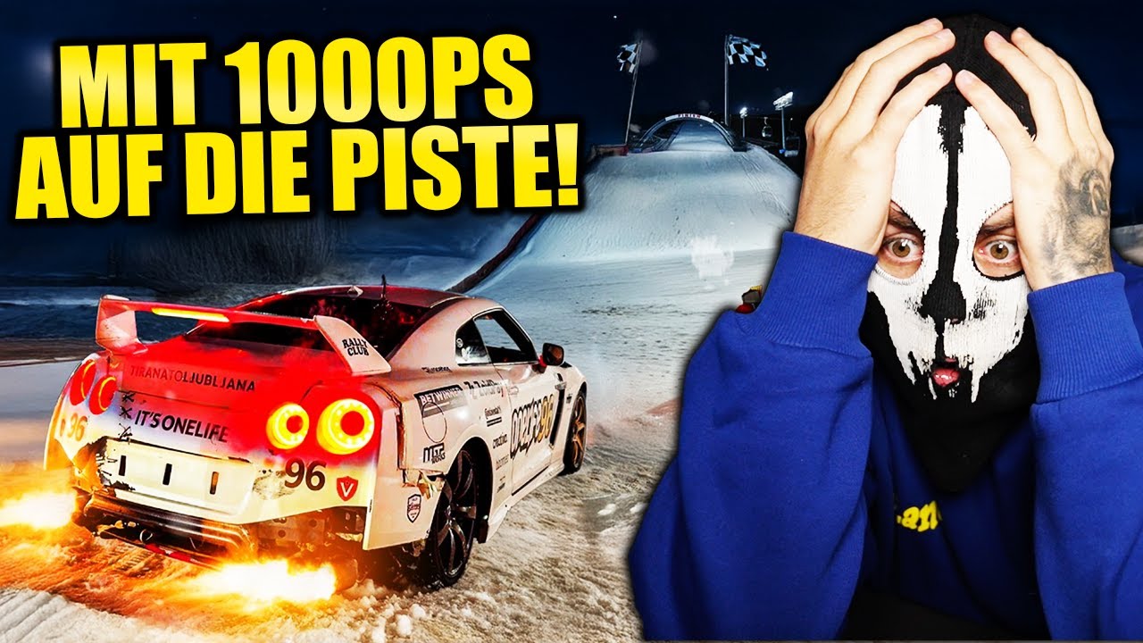 AUTORENNEN auf der SKIPISTE! 😱