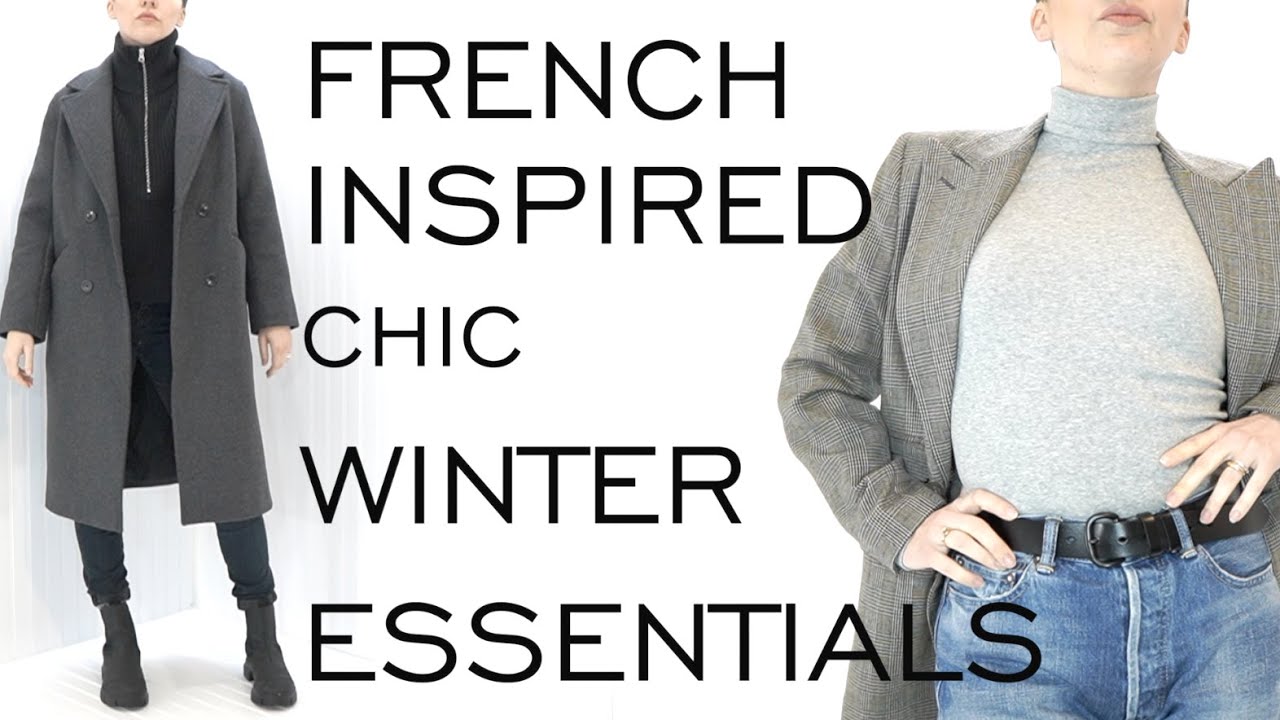 My FRENCH INSPIRED WINTER ESSENTIALS / Edgy Chic Style / Black Skinny Jeans / Emily Wheatley
