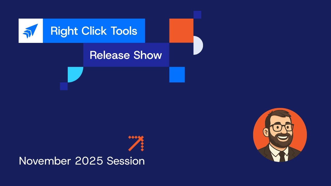 Right Click Tools Release Show | November 2025