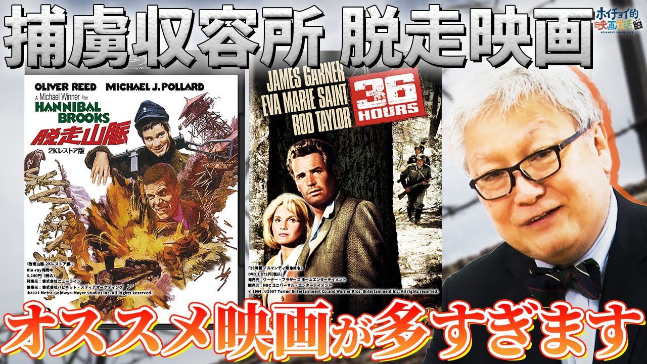 【捕虜収容所 脱走映画】映画史に残るオススメ作品が多過ぎます/脱走距離が1番長い作品は◯◯/あらゆる名作の中で選ぶ傑作映画はまさかの実話！？