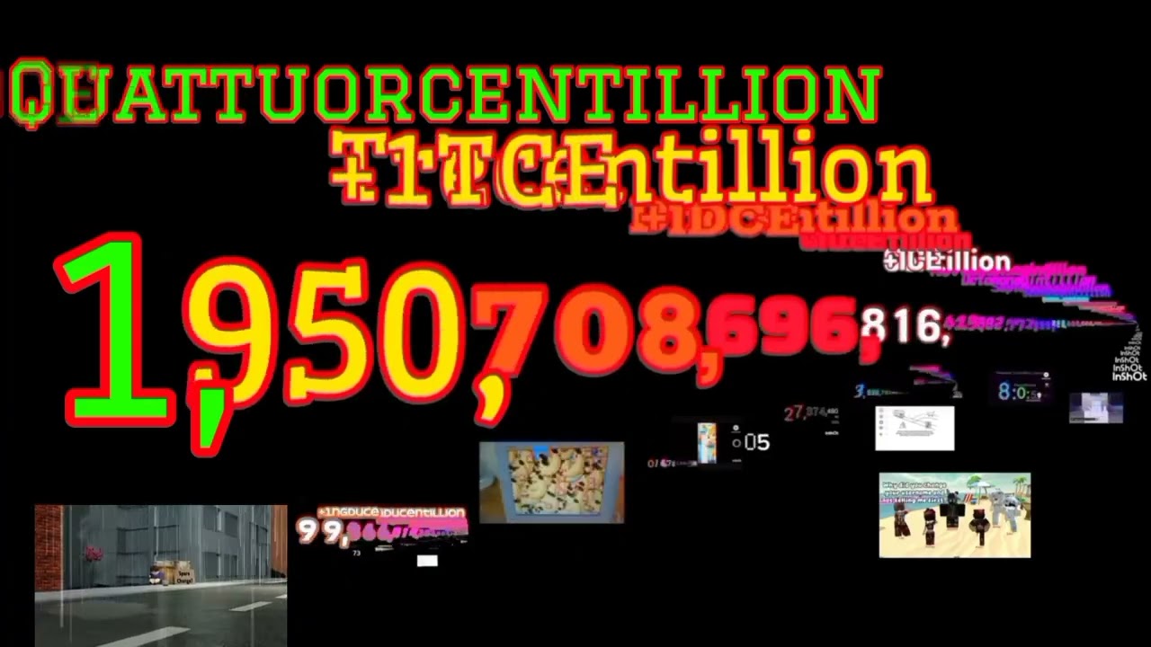 Numbers 1 Quattuorcentillion to 1 Quincentillion (105/200)