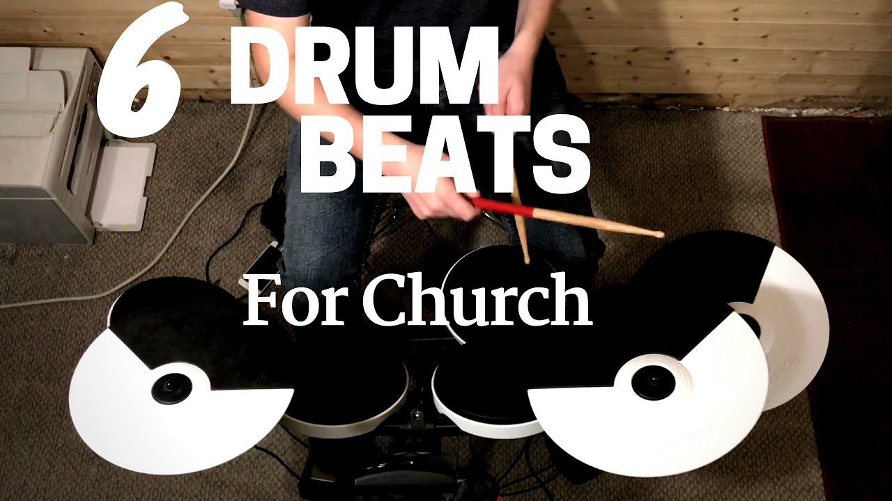 6 drum beats you can use for any worship song!
