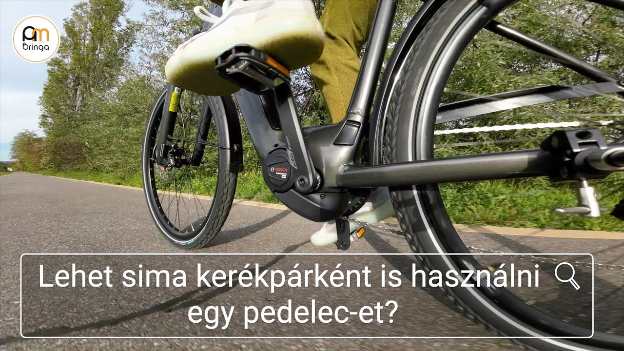 Lehet sima bringak&eacute;nt haszn&aacute;lni egy pedelec-et? Mi t&ouml;rt&eacute;nik ha lemer&uuml;l?