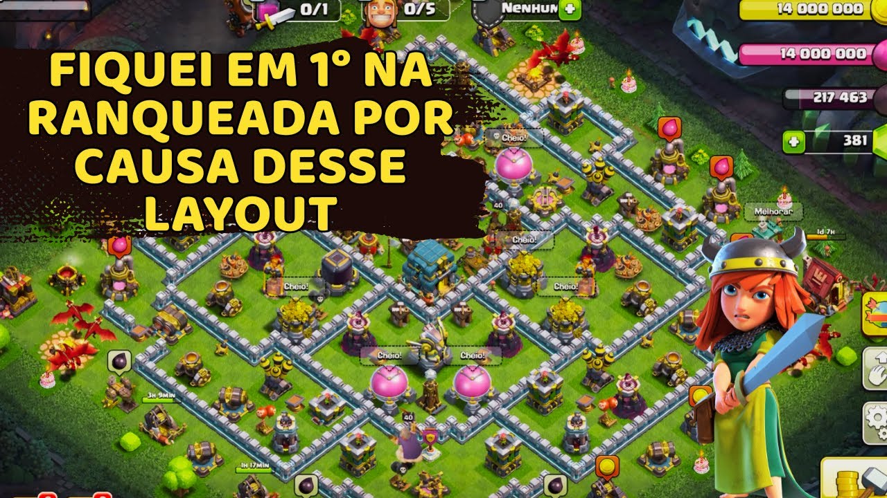 ESSE É O MELHOR LAYOUT QUE JÁ USEI PARA CV12 | ANTI 3 STARS, ANTI DRAGÃO