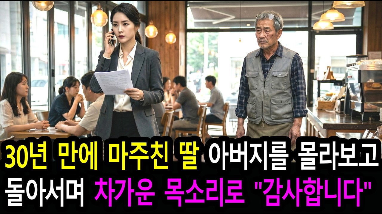 칠순 아비가 30년 만에 딸을 만났는데, 돌아온 건 차가운 존댓말뿐이었을 때