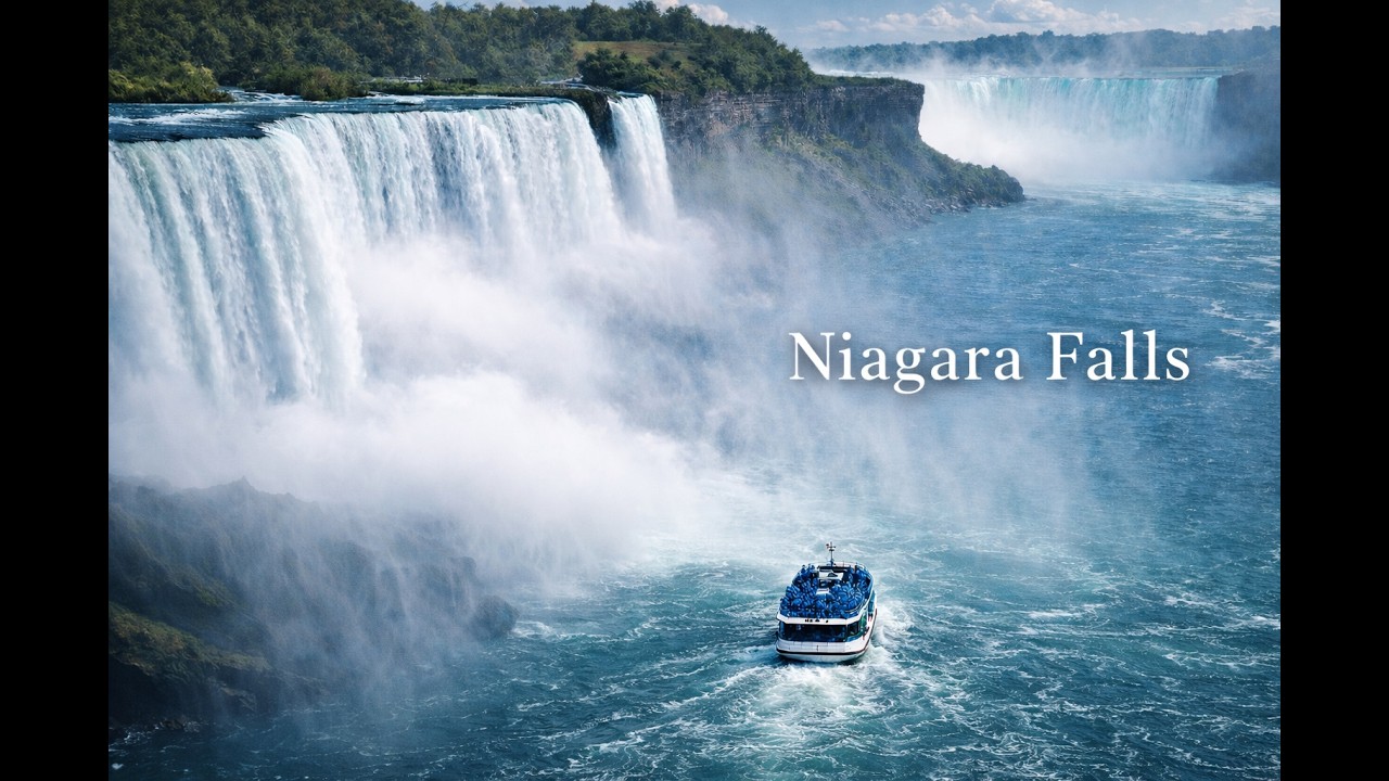Niagara Falls 🇺🇸 | Cruise Into the Falls & Walking Experience | Cinematic 8K Travel Film