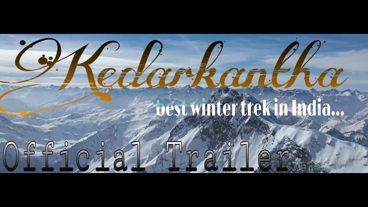 KEDARKANTHA IN WINTERS | Official Trailer | Best Winter Trek In India | Riding Guru | SNOW TREK