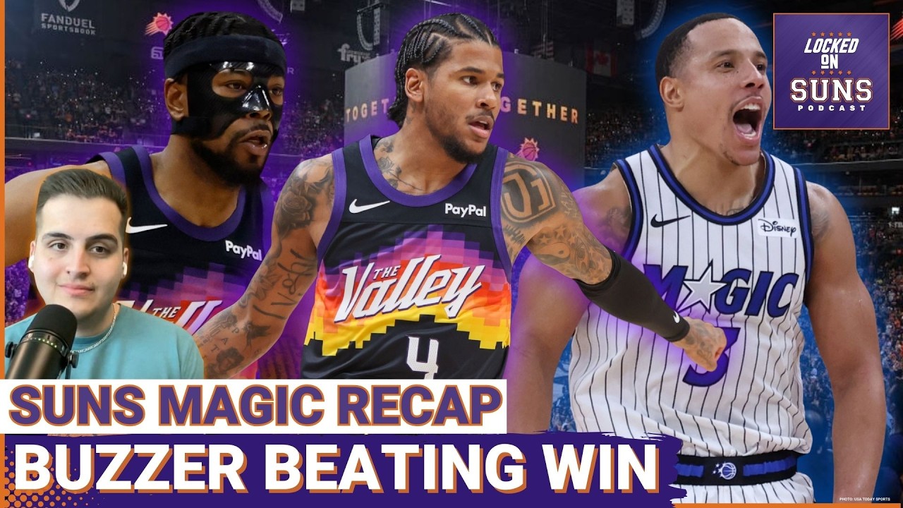 Dillon Brooks AND Jordan Goodwin INJURED As Jalen Green's Buzzer Beating Three BEATS Magic For Suns!