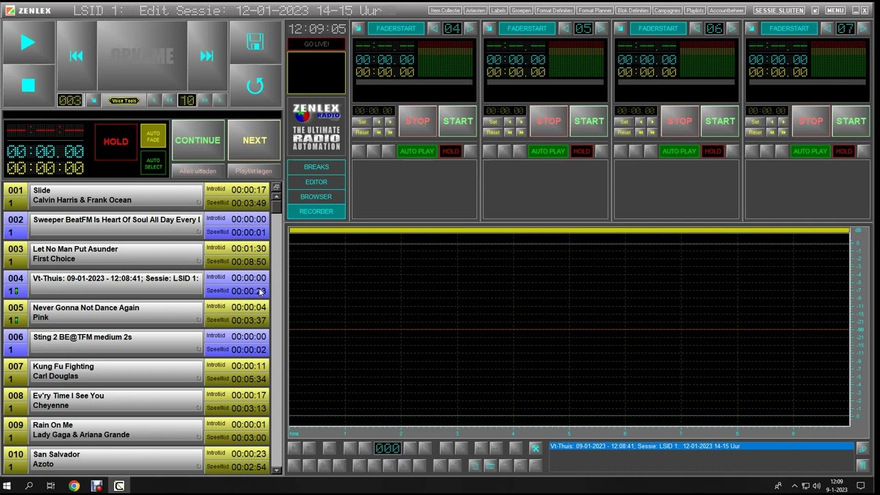 Zenlex Radio Manager voicetracks maken