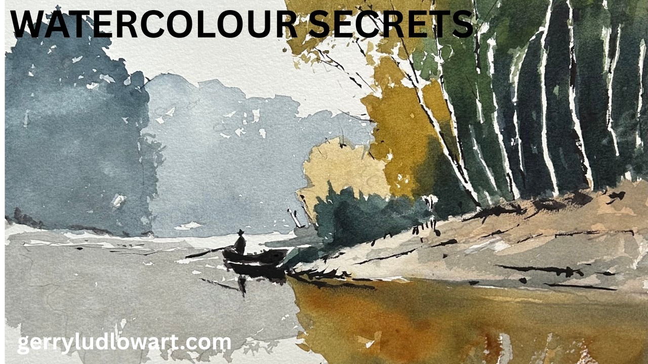 Watercolour Secrets You're Not Always Taught / Easy River Scene