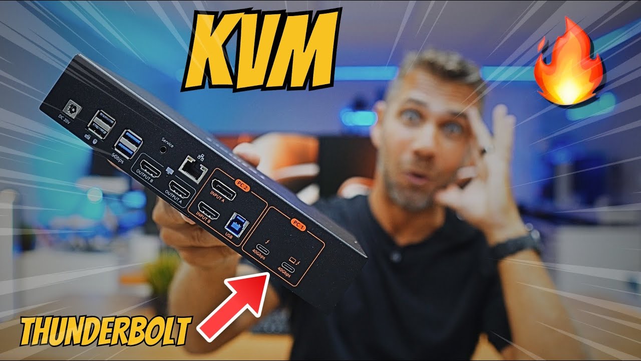KVM for macOS, Windows, and Linux 🤯🚀 The FIRST with Thunderbolt 4 🔥 TESmart Dual 4K
