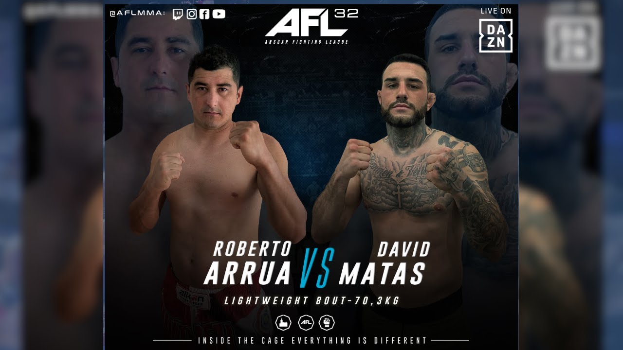 AFL 32 TORREJON | ROBERTO ARRUA VS DAVID MATAS Combate profesional