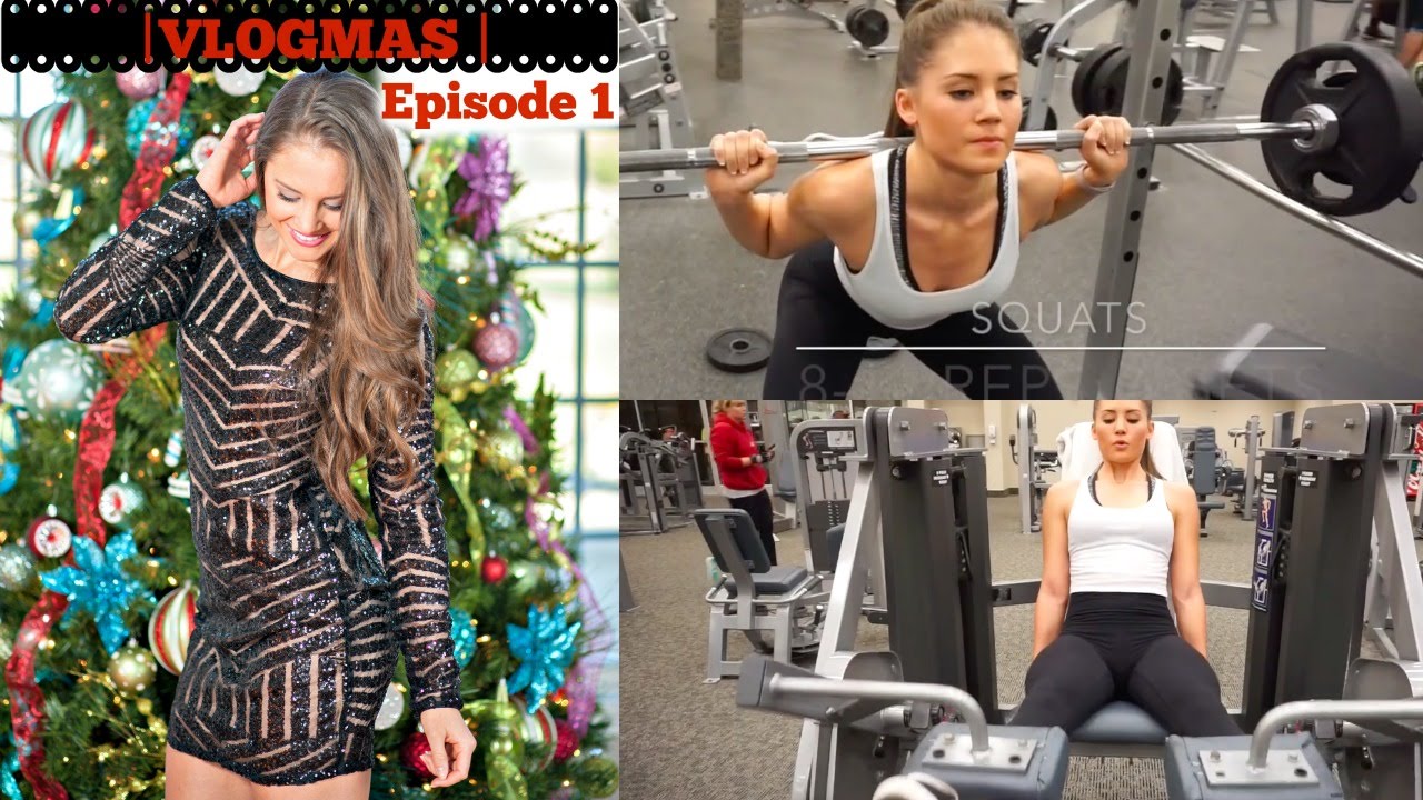 VLOGMAS | Episode 1 | Leg day & Bodybuilding.com Spokesmodel Results