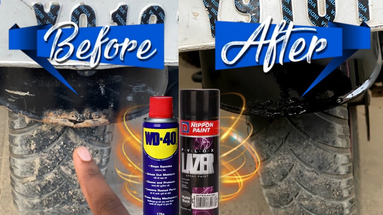 Rust removing from Royal Enfield bike | Royal Enfield Bike Painting | Is WD-40 Rust Cleaner Working?